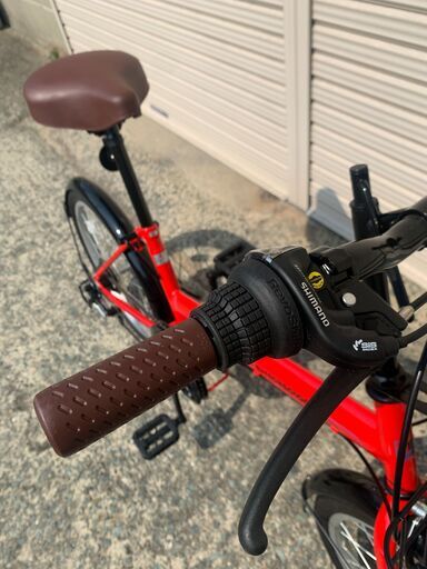 新品☆未使用 折りたたみ自転車 20インチ レッド② 【公式通販】