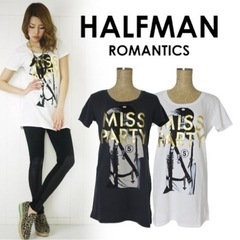 人気 HALFMAN Tシャツ  ビームスで購入したインポート