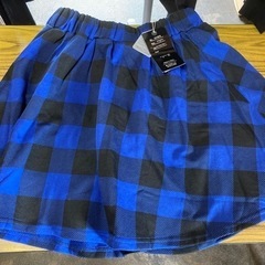 フレアスカート　Mサイズ　ブルー　グリーン　