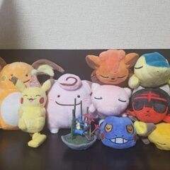 ポケモンぬいぐるみとフィギュア