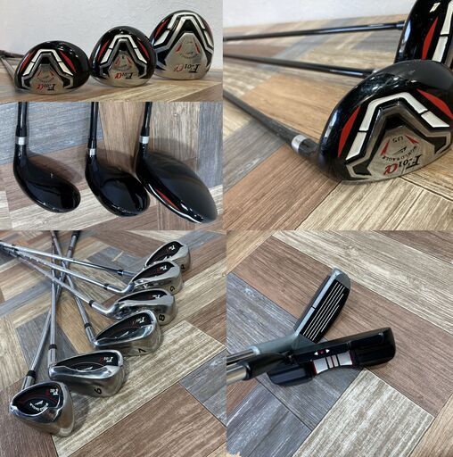 WORLD EAGLE F-01α クラブセット クラブ:10本 右用 バッグ:F-01α