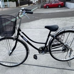 10月購入 美品! 6段変速 27インチ 学生 中古 自転車 27インチ 6段変速 中古自転車 シティサイクル 学生 通勤 通学