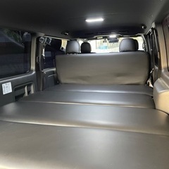 ハイエース200系 標準S-GL リアシートベルトあり ベッドキット スーパーソフトレザー