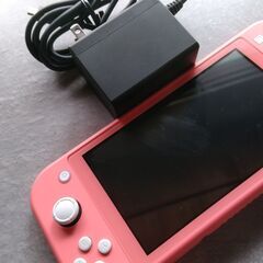 任天堂switch ピンク純正充電器付き