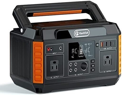 未使用】FlashFish ポータブル電源 大容量 140400mAh/520Wh AC(560W