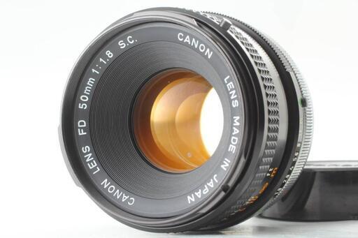 【並品】Canon fd 50mm F/1.8 1.8 S.C. レンズ