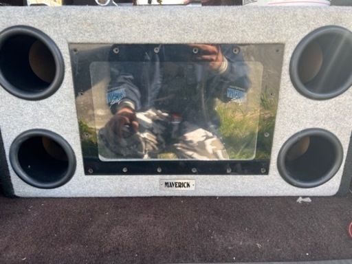 ウーハー、アンプセット KICKER キッカー ZX100.2 ウーファー アンプ