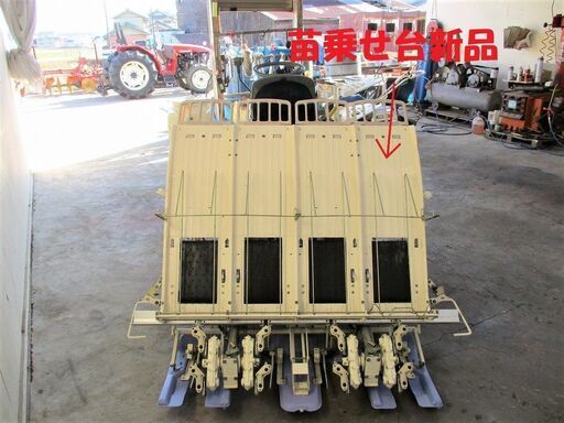 引き取り限定】美品！ 清掃・整備済み 三菱 田植機 LV4 ペースト施肥機