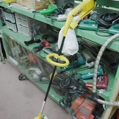 RYOBI　リョービ　電気刈払機　AK-180　草刈り機　ベルト付き