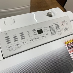 パナソニック 全自動洗濯機 2021年製 7.0kg 【店頭取引限定】【中古品 
