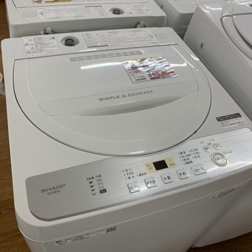 SHARP 全自動洗濯機 2019年製 5.5kg 【店頭取引限定】【品】早い者勝ち！