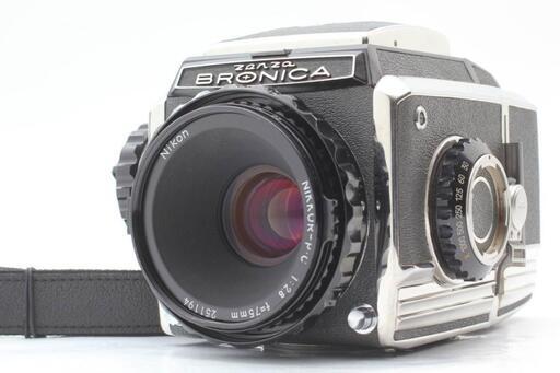 【良品】ブロニカ S2 S2A 6x6 P.C 75mm F2.8 レンズ
