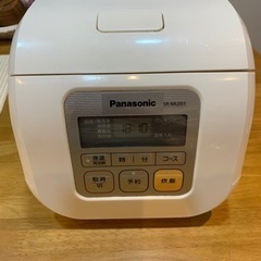 【ネット決済】炊飯器譲ります。Panasonic SR-ML051-W