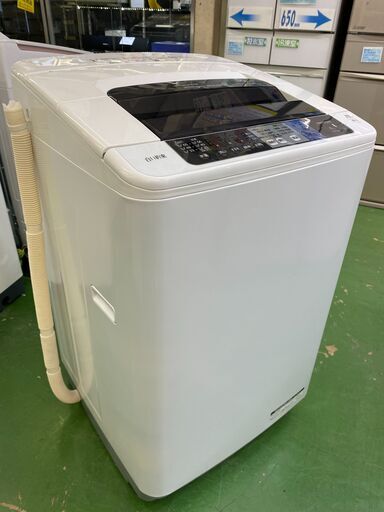 【愛品館八千代店】保証充実HITACHI2017年製8.0㎏全自動洗濯機NW-80A