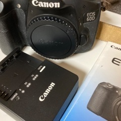 キャノンEOS60D ボディ、充電機、取扱説明書の3点セット