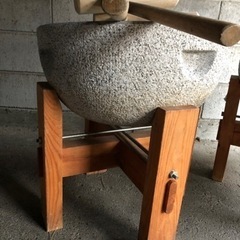 餅つきセット(杵、臼)