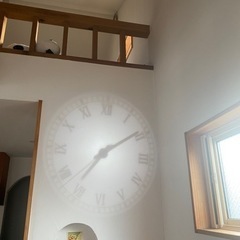 壁に投影する時計