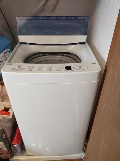 【値下げしました！】4.5kg 洗濯機　2019年製　Haier