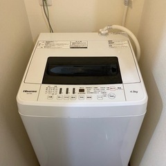 洗濯機　4.5kg 2022年3月17日に引き取りに来られる方限定