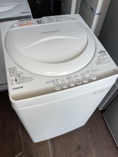 No.1356 TOSHIBA 4.2kg洗濯機　2015年製　近隣配送無料