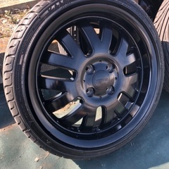 『 軽カー 16インチ‼️偏平タイヤ👍🏼 』中古タイヤ・アルミホイール 4本セット！