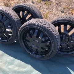 『 軽カー 16インチ‼️偏平タイヤ👍🏼 』中古タイヤ・アルミホイール 4本セット！