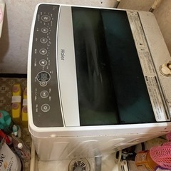 【受渡者決定しました】　ハイアール　洗濯機　5.5kg