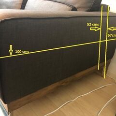 Sofa / Couch and Center and Side Table || ソファ/ソファとセンターとサイドテーブル