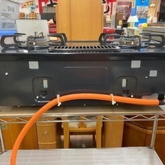 I436 ★ LPガスコンロ ★ 水無しグリル 2017年製 ⭐クリーニング済