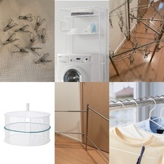 【ネット決済】【6点セット】IKEA 洗濯機上ラック / ステン...
