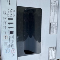 洗濯機　製造2018年　外置き　ハイセンスHISENSE