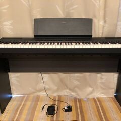 交渉中:電子ピアノセット / ヤマハ / YAMAHA P-115BH (ブラック) / 美 