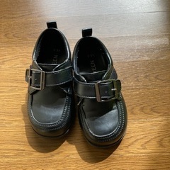 フォーマル　靴　15㎝　ブラック　