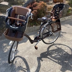 前後子供乗せ自転車前輪22インチ後輪26インチ前後タイヤチューブ新品