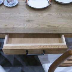 ダイニングセット ベージュ 引き出し付き 【モノ市場東海店】151