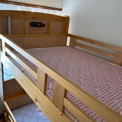 【売約済み】2段ベットベッド用マットレス2枚付き　説明書つき