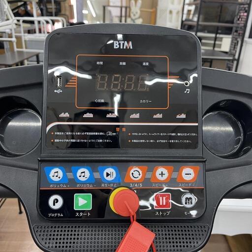 ルームランナー BTM 時速10km/h 折りたたみ 移動キャスター付【安心の3ヶ月保証】