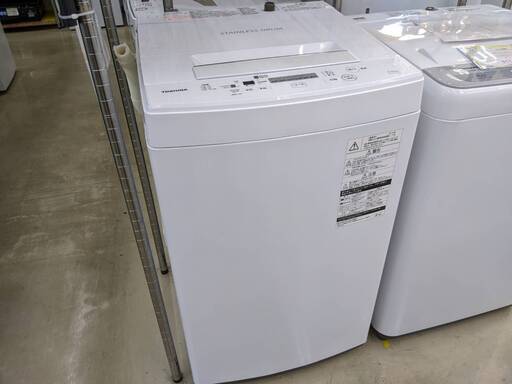 ⭐️単身サイズ⭐️ TOSHIBA 東芝 4.5Kg 洗濯機 2019年式 AW-45M7 0310-02