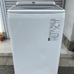 Panasonic 全自動洗濯機 NA-FA80H7 2019年製