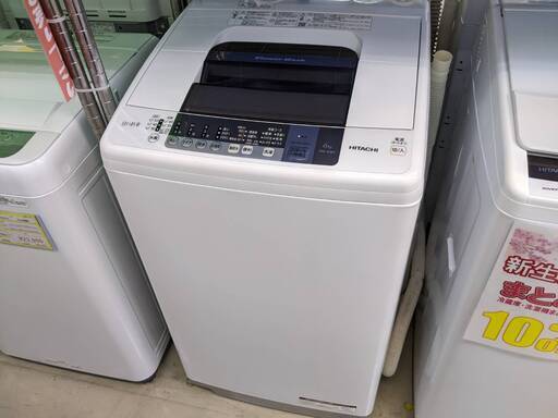 ⭐️シャワーウォッシュ⭐️ HITACHI 6.0Kg洗濯機 NW-6WY 日立 2016年式 0310-04