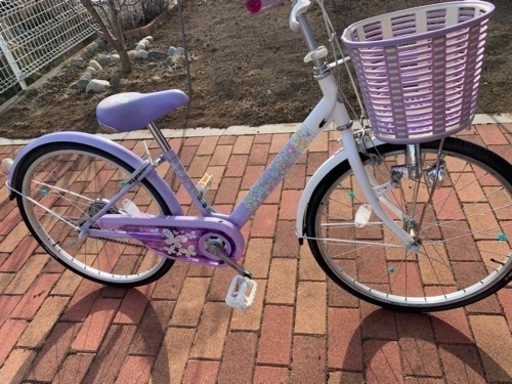 【引き取り希望】ブリヂストン自転車エコパル22インチ　ラベンダー