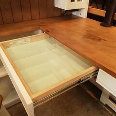 安心のITOKI♪カモミール　可愛いカントリーなシステム学習机(^-^)ワークデスク