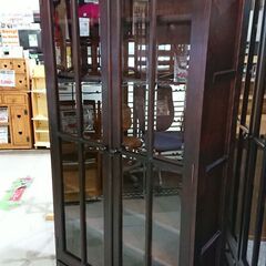 旭川家具｜ガラス扉本棚｜書棚① 旭川家具｜ガラス扉本棚｜書棚①
