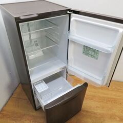 配達設置無料！ ブラックカラー おしゃれフラットタイプ冷蔵庫 CL13