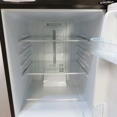 配達設置無料！ ブラックカラー おしゃれフラットタイプ冷蔵庫 CL13