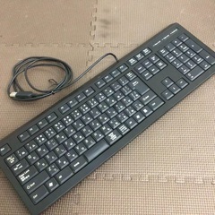 エレコム ギアドライプ式USB日本語109スタンダードキーボード...