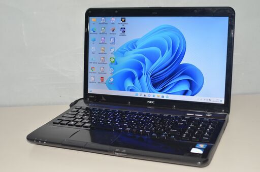 中古ノートパソコン 最新Windows11+office NEC LS150/F Pentium B950/大容量HDD500GB/4GB/HDMI/15.6インチ/無線/DVDマルチ/便利なソフト