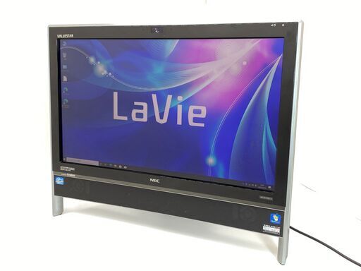 中古美品 WiFi有 一体型パソコン 21.5型ワイド NEC PC-GV2472DAU 第2世代Core i7 8GB HDD-2TB BD-R 無線 webカメラ Windows10 Office