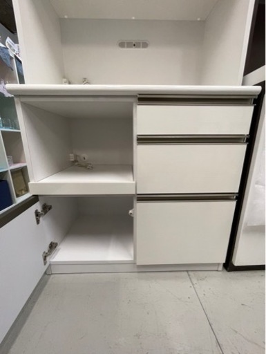 家具 白 食器棚 美品