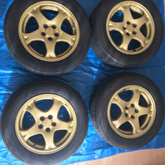 GC8 インプレッサ WRX STi ホイール/タイヤ　4本セット